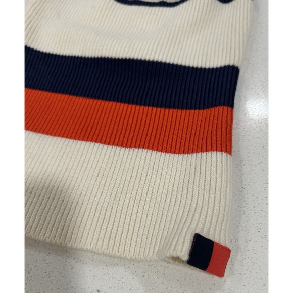 KULE Ivory Navy Orange The Mortitz Balaclava Ski Mask Hat - Picture 4 of 9
